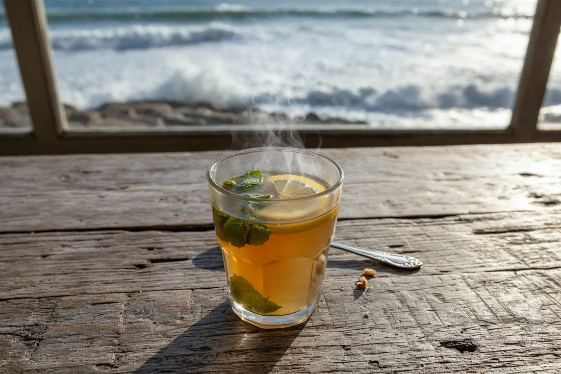 Salty Ingwer-Minze Tee