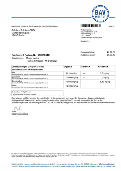 MINAID Electrolyte Drink Mix – Salty Raw