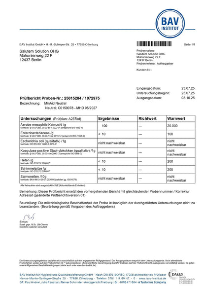 MINAID Electrolyte Drink Mix – Salty Raw