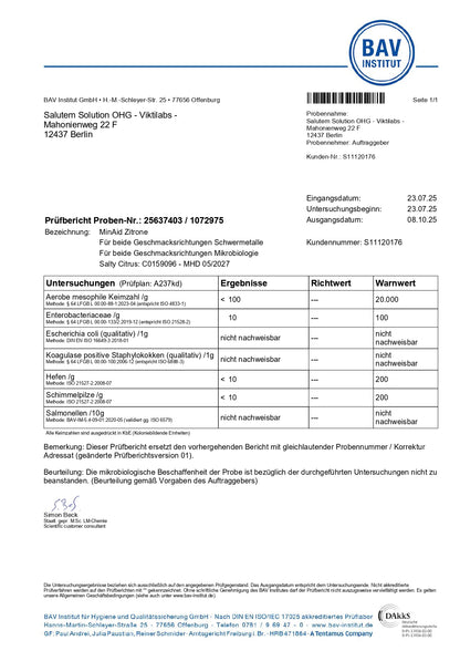 MINAID Electrolyte Drink Mix – Salty Citrus