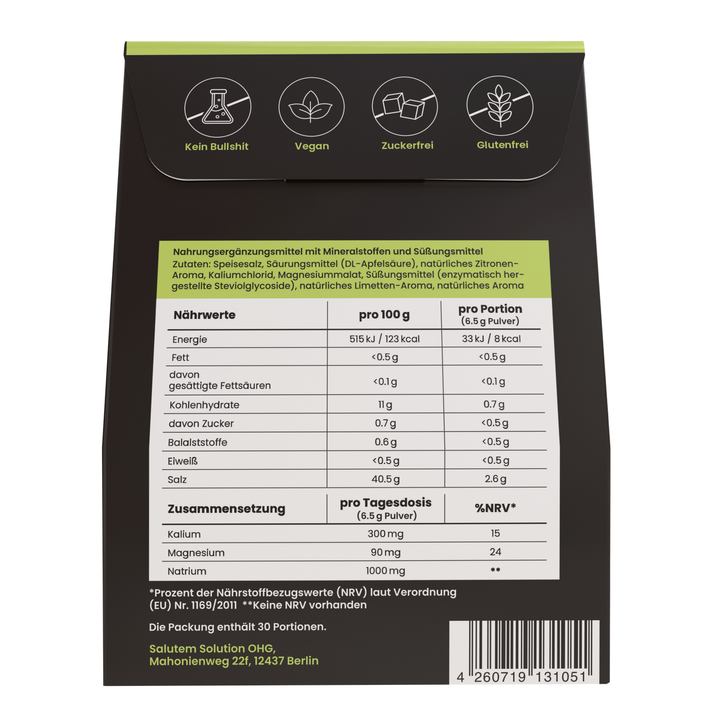 MINAID Electrolyte Drink Mix – Salty Citrus