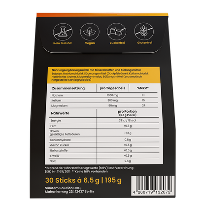 MINAID Electrolyte Drink Mix – Salty Mango