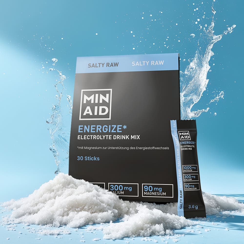MINAID Electrolyte Drink Mix – Salty Raw